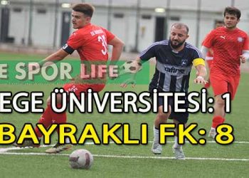 BAYRAKLI FK, FARKLI KAZANDI VE GÜNÜ LİDER TAMAMLADI