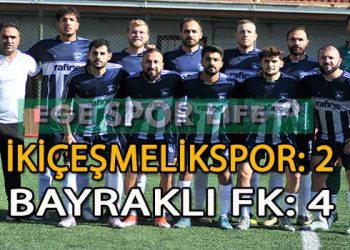 LİDER BAYRAKLI FK, İKİÇEŞMELİK ENGELİNİ AŞMASINI BİLDİ