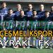LİDER BAYRAKLI FK, İKİÇEŞMELİK ENGELİNİ AŞMASINI BİLDİ