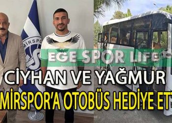 İZMİR’Lİ GENÇ İŞ ADAMLARIN’DAN İZMİRSPOR’A OTOBÜS HEDİYE EDİLDİ