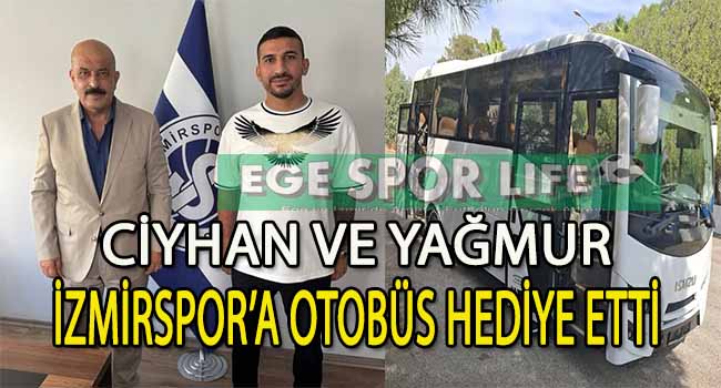 İZMİR’Lİ GENÇ İŞ ADAMLARIN’DAN İZMİRSPOR’A OTOBÜS HEDİYE EDİLDİ