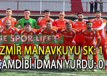 İZMİR MANAVKUYU SK, 3 PUANI TEK GOLLE ALMASINI BİLDİ