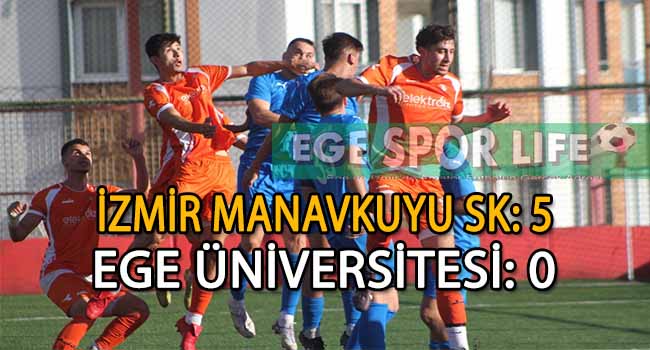 İZMİR MANAVKUYU SK, ZİRVE YARIŞINI BIRAKMIYOR