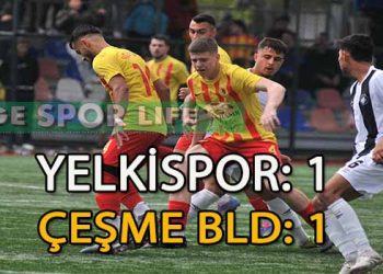 YEKİSPOR, SAHASINDA ÇEŞME’YE PUAN KAYBETTİ