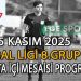 5 KASIM 2025, BAL LİGİ 8.GRUP HAFTA İÇİ MESAİSİ PROGRAMI