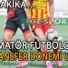 AMATÖR FUTBOLCU 1.TRANSFER DÖNEMİ UZADI