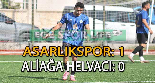 ASARLIKSPOR, ALİAĞA HELVACI’YI MAĞLUP ETTİ VE ZİRVE YARIŞINDAN KOPMADI