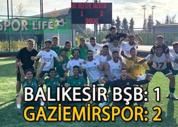 GAZİEMİRSPOR, DURDURULAMIYOR