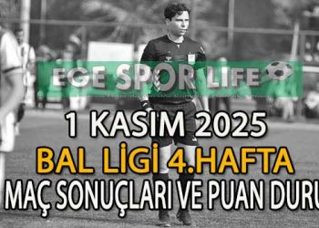 1 KASIM 2025, BAL LİGİ 4.HAFTA MAÇ SONUÇLARI VE PUAN DURUMU