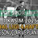 1 KASIM 2025, BAL LİGİ 4.HAFTA MAÇ SONUÇLARI VE PUAN DURUMU