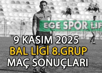 9 KASIM 2025, BAL LİGİ 8.GRUP, 6.HAFTA MAÇ SONUÇLARI