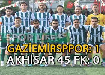 NAMAĞLUP LİDER GAZİEMİRSPOR, 3. LİGE KİLİTLENDİ