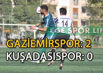 NAMAĞLUP GAZİEMİRSPOR’A LİDERLİK ÇOK YAKIŞTI
