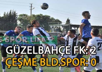 GÜZELBAHÇE FK, SAHASINDA ÇEŞME BELEDİYE’DEN İSTEDİĞİNİ ALDI