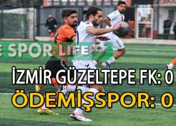 İZMİR GÜZELTEPE FK İLE ÖDEMİŞSPOR YENİŞEMEDİ