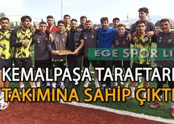 KEMALPAŞASPOR TARAFTARINDAN OYUNCULARA BAKLAVA ZİYAFETİ