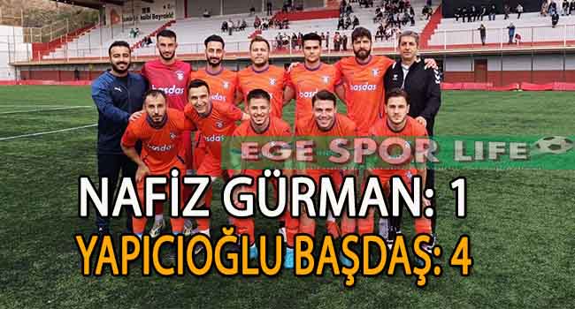 YAPICIOĞLU BAŞDAŞ, NAFİZ GÜRMAN’I YENMEYİ BAŞARDI