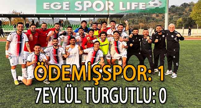 ÖDEMİŞSPOR, 3 PUANI TEK GOLLE ALDI