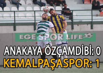 LİDER KEMALPAŞASPOR, ÖZÇAMDİBİ KARŞINDA SON DAKİKADA GOLÜ İLE 3 PUANI KAPTI