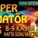 8-9 KASIM 2025, İZMİR SÜPER AMATÖR’DE HAFTA SONU MAÇ PROGRAMI