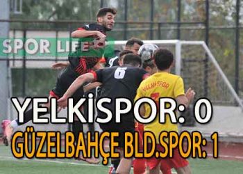 GÜZELBAHÇE DERBİSİNİ, 90+3’DE BULDUĞU GOLLE GÜZELBAHÇE BELEDİYESPOR KAZANDI