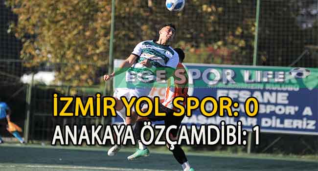 ANAKAYA ÖZÇAMDİBİSPOR, TEK GOLLE 3 PUANI ALMAYI BAŞARDI