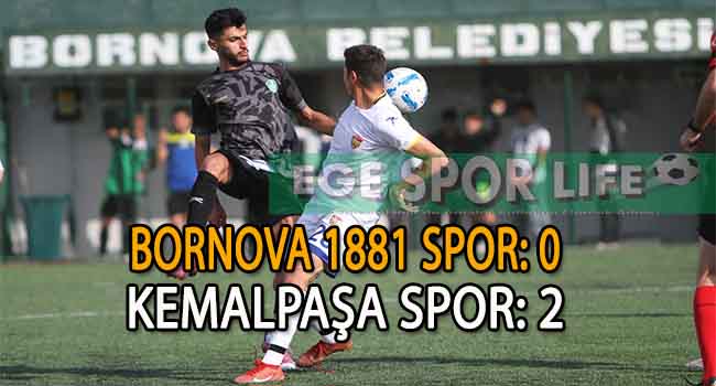 LİDER KEMALPAŞASPOR, BORNOVA DEPLASMANINDAN İSTEDİĞİNİ ALDI