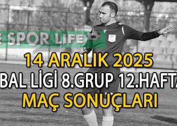 14 ARALIK 2025, BAL LİGİ 8.GRUP 12.HAFTA MAÇ SONUÇLARI