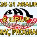 20-21 ARALIK 2025 BAL LİGİ 8 GRUP MAÇ PROGRAMI
