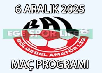 6 ARALIK 2025, BAL LİGİ’NDE HAFTA SONU MAÇ PROGRAMI