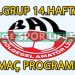 BAL LİGİ 8.GRUP 14.HAFTA MAÇ PROGRAMI