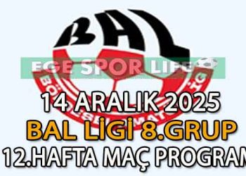 14 ARALIK 2025, BAL LİGİ 8.GRUP 12.HAFTA MAÇ PROGRAMI