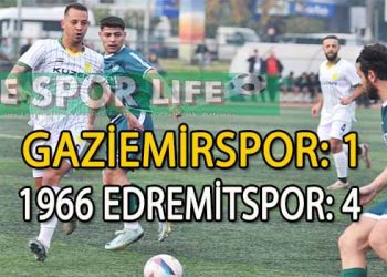 GAZİEMİRSPOR, LİDERLİKTEN OLDU