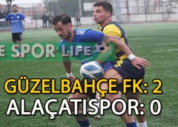 GÜZELBAHÇE FK, ALAÇATI ENGELİNİ AŞMASINI BİLDİ