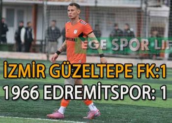 İZMİR GÜZELTEPE FK, SAHASINDA BERABERLİĞE RAZI OLDU