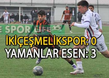 YAMANLAR ESEN, İKİÇEŞMELİKSPOR’U ZORDA OLSA MAĞLUP ETTİ VE GÜNÜ LİDER TAMAMLADI