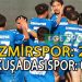 İZMİRSPOR, KUŞADASI ENGELİ AŞTI VE ZİRVE YARIŞINDAN KOPMADI