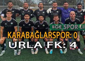 LİDER URLA FK, KARABAĞLAR DEPLASMANINDAN 3 PUANLA DÖNDÜ