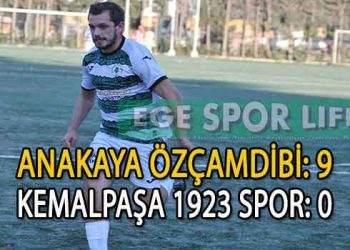 ÖZÇAMDİBİSPOR’DAN GOL YAĞMURU