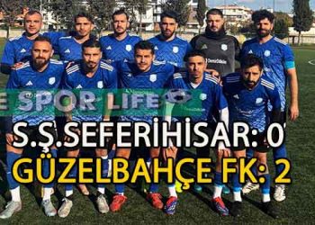 GÜZELBAHÇE FK, SEFERİHİSAR DEPLASMANINDAN KAYIPSIZ DÖNDÜ