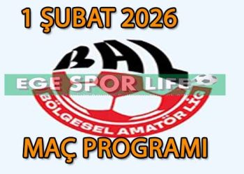 1 ŞUBAT 2026, BAL LİGİNDE HAFTA SONU MAÇ PROGRAMI