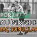 BAL LİGİ 8.GRUP İKİNCİ DEVRE İLK HAFTA MAÇ SONUÇLARI