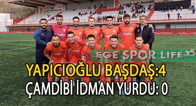 YAPICIOĞLU BAŞDAŞ, ÇAMDİBİ İDMAN YURDU ENGELİNİ AŞMASINI BİLDİ