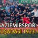 GAZİEMİRSPOR, FARKLI KAZANDI VE İLK DEVREYİ LİDER TAMAMLADI