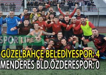 GÜZELBAHÇE BELEDİYESPOR, ÖZDERESPOR’U ELİ BOŞ GÖNDERDİ