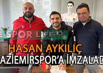 LİDER GAZİEMİRSPOR, KANATLARI HASAN AYKILIÇ İLE GÜÇLENDİRDİ