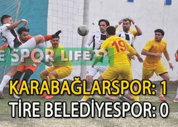 KARABAĞLARSPOR GALİP GELMESİNE RAĞMEN ALT SIRALARDAN KURTULAMADI