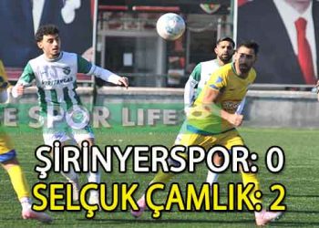 SELÇUK ÇAMLIK, ŞİRİNYER DEPLASMANINDAN 3 PUANLA DÖNDÜ VE PLAY-OFF ŞANSINI SÜRDÜRDÜ