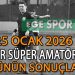 25 OCAK 2026, İZMİR SÜPER AMATÖR’DE GÜNÜN SONUÇLARI