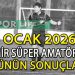 4 OCAK 2026, İZMİR SÜPER AMATÖR’DE GÜNÜN SONUÇLARI